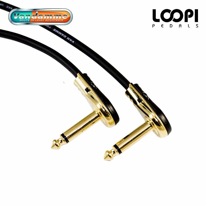 Loopi Patch Cable Pancake Jacks Thin Cable 30cm Reverb