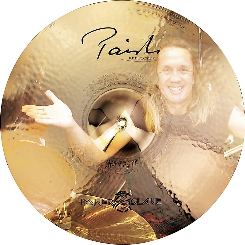 Paiste 22" Signature Reflector Nicko McBrain "Powerslave" Bell Ride Cymbal imagen 2