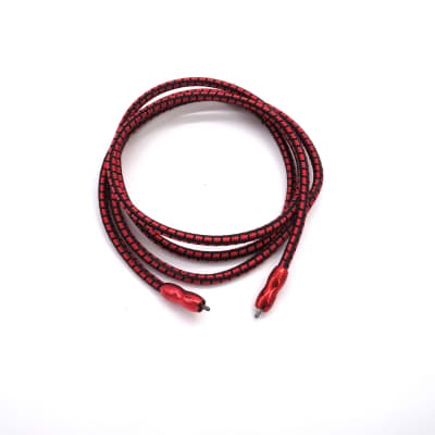 AudioQuest King Cobra Interconnects (2m) 2 Cables Pair Red Black Audiophile image 4