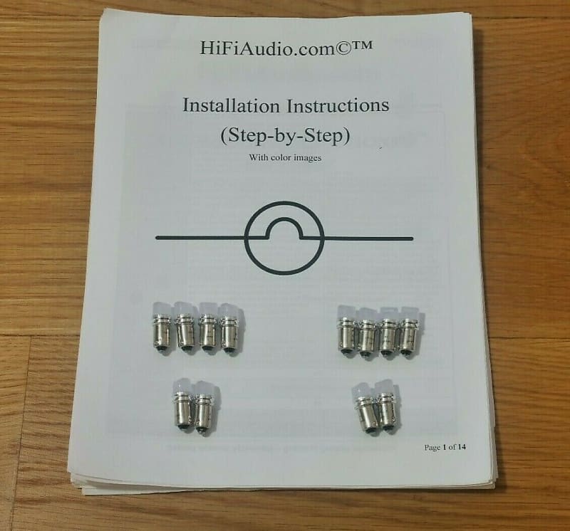 McIntosh MAC1700 bulbs lamps lights