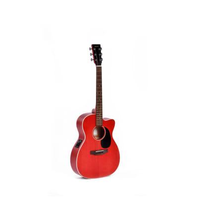 Ditson 000c-10e With Electronics, Red, Laurel Fingerboard image 2