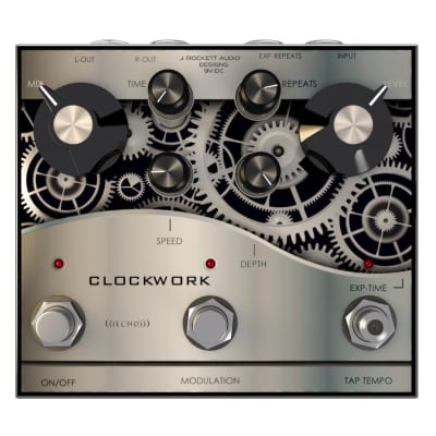 New J Rockett Audio Designs Clockwork Echo Analog Delay Guitar Effects Pedal for sale