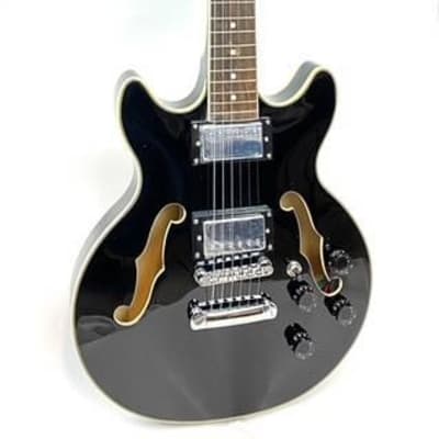 Luke & Daniel GSH-44 Black - chitarra elettrica semi-hollow compatta for sale
