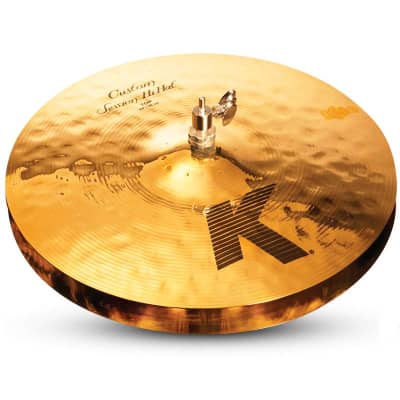 Zildjian 14" K Custom Session Hi-Hat Cymbal (Bottom)