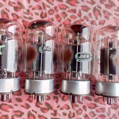 GEC KT88 60's vintage power tubes valves matched quad