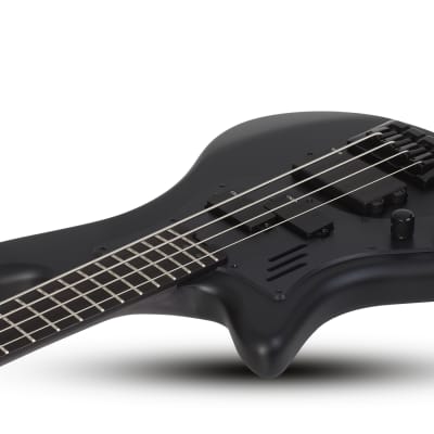 Schecter Stiletto-4 Stealth Pro LH Satin Black image 4