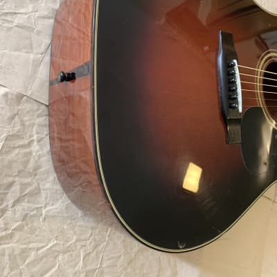 Fenix D-80C Cutaway Acoustic Guitar  1990 - Sunburst Made in Korea Very Good Condition with Gigbag image 5