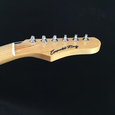 Emerald Bay custom shop multi-scale electric guitar, sonic blue image 4