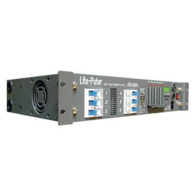 LITE-PUTER DX626 6 Channels @ 2400w with 14400w Total Rackmount Dimmer Pack image 3