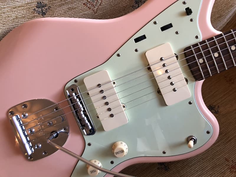 ギター FENDER MEXICO JAZZMASTER SHELL PINK 2013 Fender Player Jazzmaster Shell Pink w/Olympic White Headcap