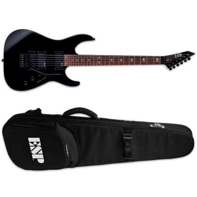 ESP LTD KH-202 Kirk Hammett Black Electric Guitar + ESP TKL Premium  Gig Bag KH202 KH 202 for sale