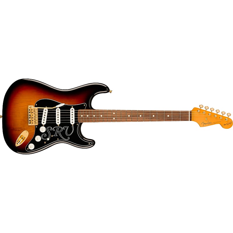 Fender Stevie Ray Vaughan Stratocaster Guitar, Pau Ferro Fingerboard, 3-Color Sunburst image 1