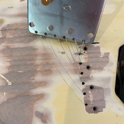 fender telecaster 1957 blond that had overpaint removed image 16