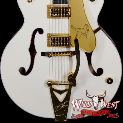 Gretsch G6136T-59  '59 Falcon Hollow Body with Bigsby Vintage White Owned by Misha Mansoor (Periphery) image 1