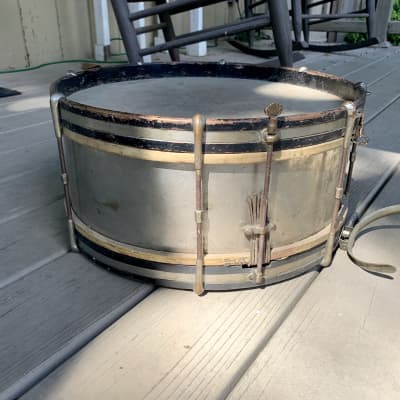 Lyon & Healy Snare Drum 15.5” x 6”- Vintage Military Snare Late 1800’s to Early 1900’s Aluminum image 2