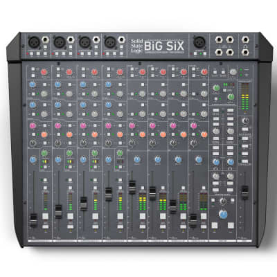 SSL Big SiX - Compact Mixer with SuperAnalogue Design with essential version of G-Comp Bus Compressor, 4000E Series EQ and USB interface image 2