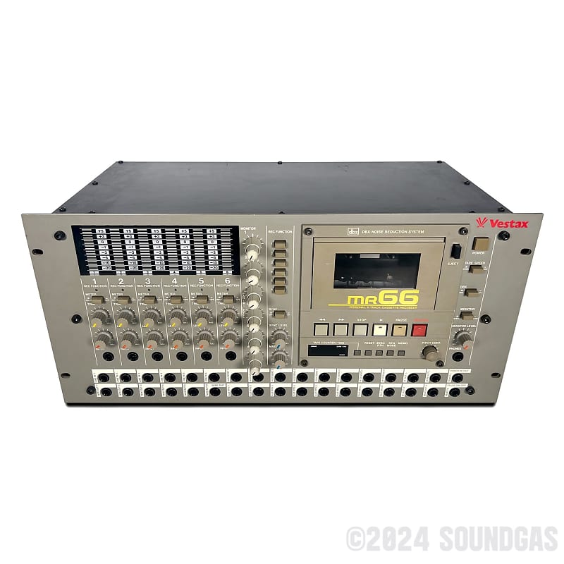 Vestax MR66 6-Track Cassette Recorder | Reverb Vestax MR66 6-Track Cassette Recorder | Reverb