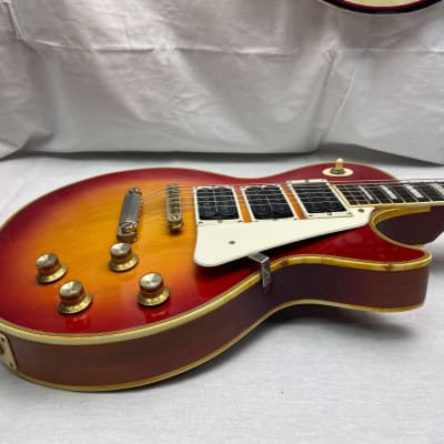 Aria Pro II LP-650 3 pickup Singlecut Guitar MIJ Made In Japan Vintage - Cherry Burst image 7