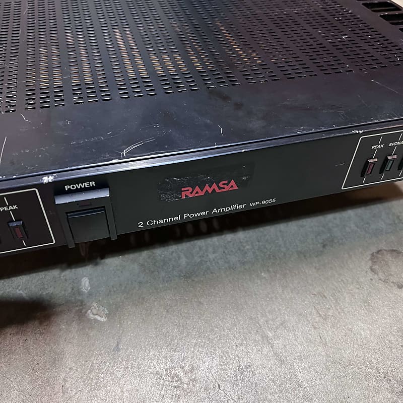 Panasonic Ramsa 2Channel Power Amp WP9055 Amplifier Reverb
