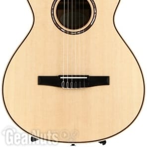Taylor 812ce-N Grand Concert Nylon-string Guitar - Natural image 10