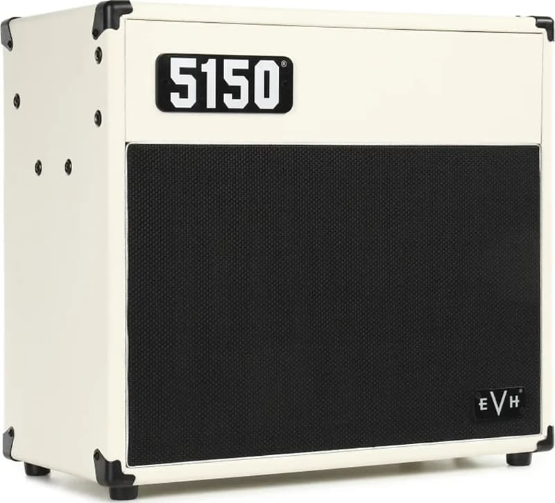 EVH 5150 Iconic Series 1x10" Electric Guitar Tube Combo Amplifier, 15W, Ivory image 1