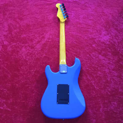 Martyn Scott Instruments Custom Built Partscaster Guitar in Matt Blue image 3