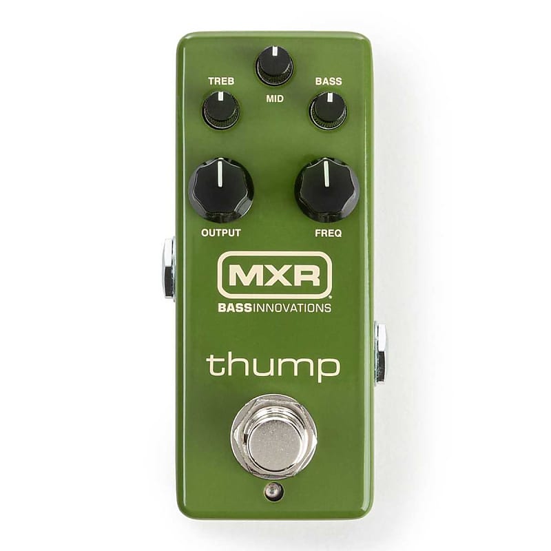 MXR M281 Thump Bass Guitar Preamp EQ Compact Mini Bass Effects Pedal image 1
