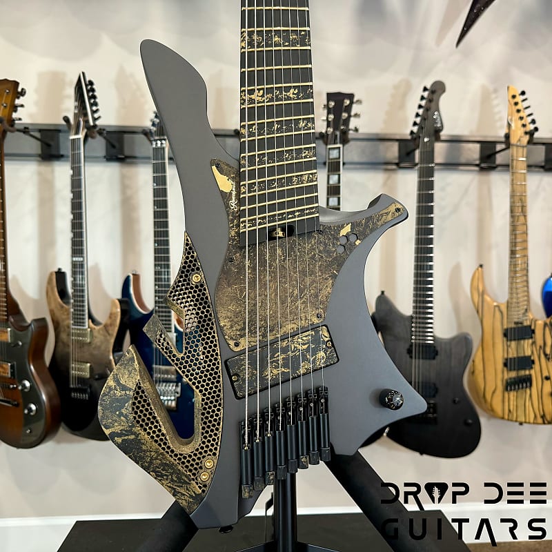 Ronciswall Kamaitachi 8 Multiscale Headless Electric Guitar w/ Case-Marble image 1