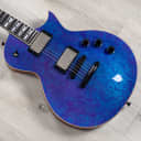 ESP USA Eclipse Guitar, Ebony Board, Duncan Alnico II Pros, Galaxy Blue Marble