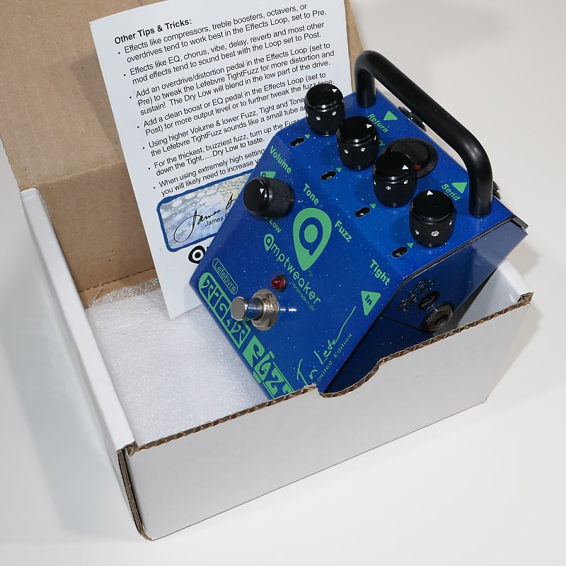 Amptweaker Bass Tight Fuzz Tim Lefebvre Effect Pedal DC01 Reverb