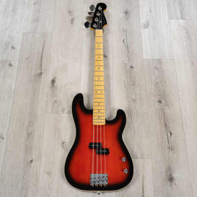 Fender Aerodyne Special Precision Bass, Maple Fretboard, Hot Rod Burst image 3