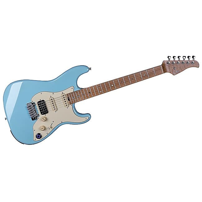 MOOER GTRS P801 BL Guitars Professional 801 Intelligent E-Gitarre, tiffany blue image 1