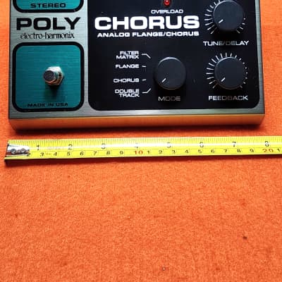 Electro-Harmonix Poly Chorus Guitar Effects Pedal Used From