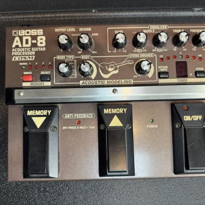 Reverb.com listing, price, conditions, and images for boss-ad-8-acoustic-guitar-processor