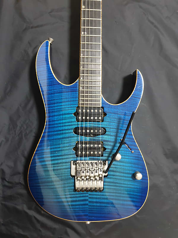 Ibanez J-custom RG9570 JCRG-2 TB 2003 Transparent Blue