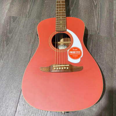 Fender Malibu Player - Fiesta Red Satin image 3