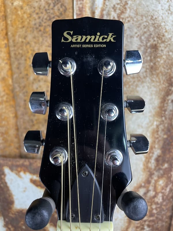 Samick SW-115 DE-BK Acoustic Electric Guitar (Used) | Reverb