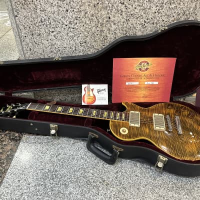 Gibson CUSTOM JOE PERRY BONEYARD LES PAUL 2003 - GREEN TIGER for sale