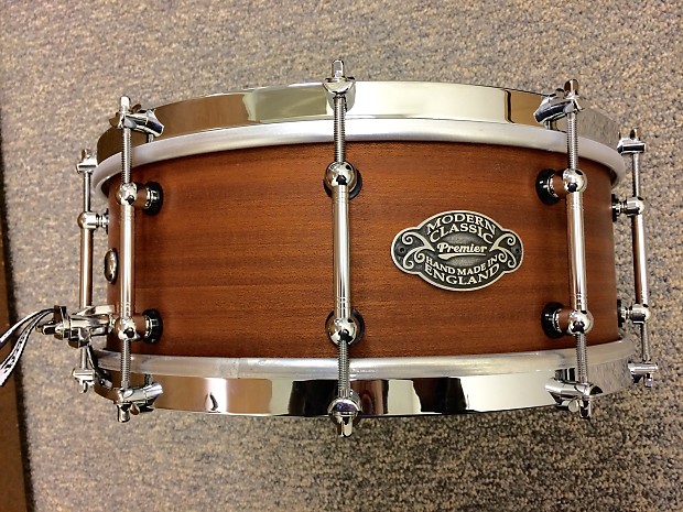 Premier Modern Classic Mahogany Snare Drum (Re-listed and priced reduced on 8/1/16) image 1