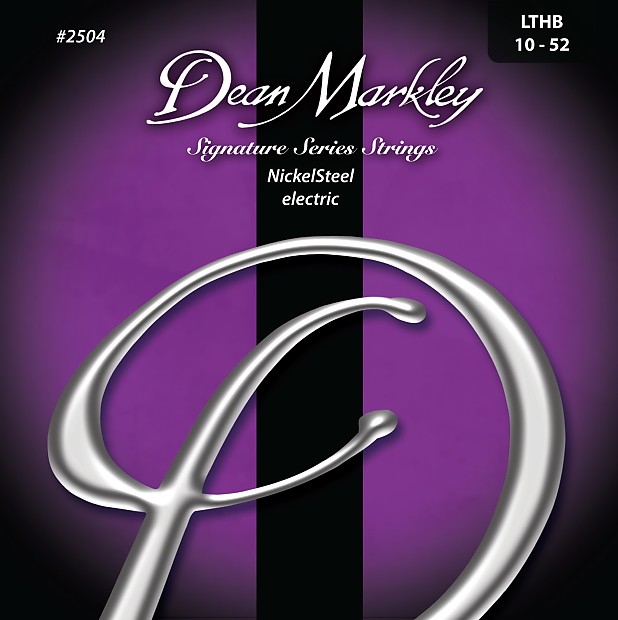 Dean Markley 2504 Nickel Steel Electric Guitar Strings - Light Top Heavy Bottom (10-52) image 1