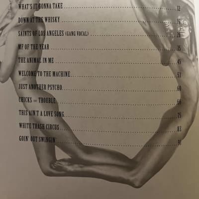 Motley Crue - Saints of Los Angeles - Guitar Tab / Tablature Book image 3