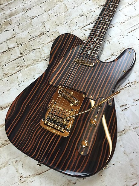 Fraser Signature Series Zebrano Telecaster Guitar custom shop Reverb Brazil
