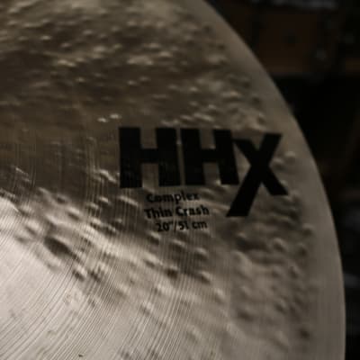 DEMO OF EXACT CYMBAL - Sabian 20" HHX Complex Thin Crash Cymbal - 1580g image 4