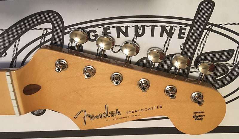 Fender Classic Player 9.5 radius '50s Stratocaster Neck w tuners Strat image 1