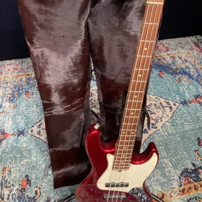 Tom Hamilton's Aerosmith, Sadowsky Red NYC 4-String Bass, PLUS Stage Worn Cowhide Pants!! AUTHENTICATED!! (TH2 #10) image 3