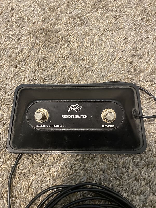 Peavey Remote Switch 1990’s Black Reverb