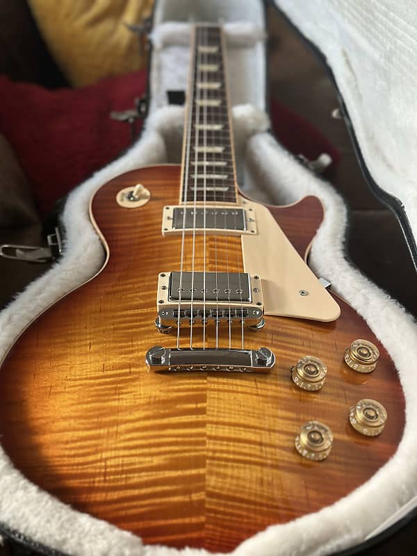 Gibson Les Paul USA Traditional Iced Tea Burst Japanese Export Non-Chambered & OHSC 2013 image 1