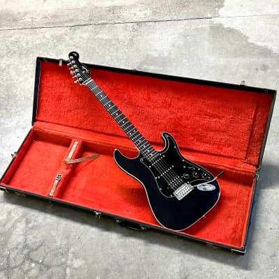 MIJ Fender AST 75th anniversary Aerodyne II Stratocaster 2021 Jet black  original vintage Japan | Reverb Sweden