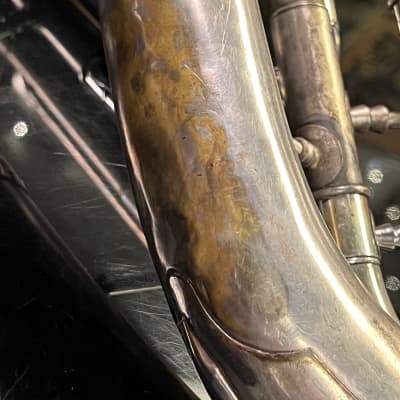 1951 C.G. Conn 22I 4-Valve "Fast/Short Action Valve" Bell-Front Silver-plated Bb Euphonium image 13