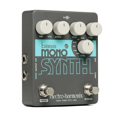 Electro-Harmonix Bass Mono Synthesizer Guitar Effects Pedal image 1